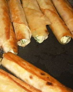 Трубочки из лаваша