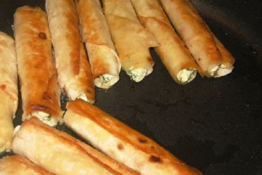 Рецепт трубочки из лаваша