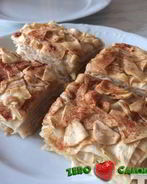 Яблочно-медовый десерт из лаваша