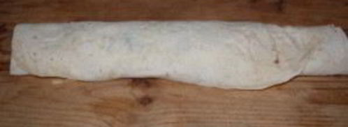 закуска из лаваша с корейской морковкой. Шаг 4