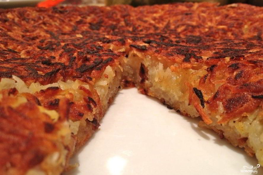 Рецепт картофельная лепешка