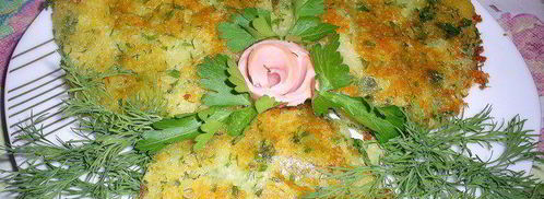 картофельные лепешки с сыром и зеленью. Шаг 6