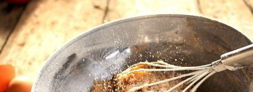 хлебные лепешки с горчичным маслом. Шаг 7