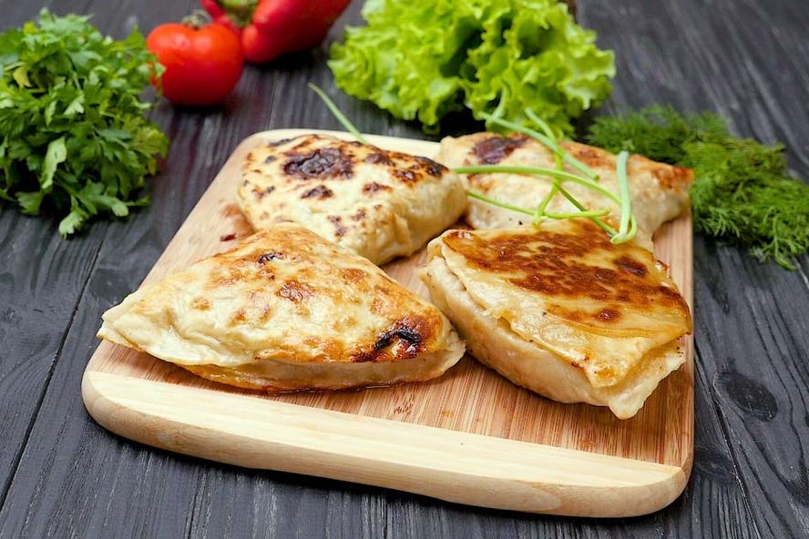 Рецепт китайские лепешки с мясом