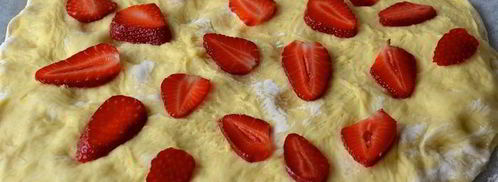 клубничная фокачча. Шаг 10