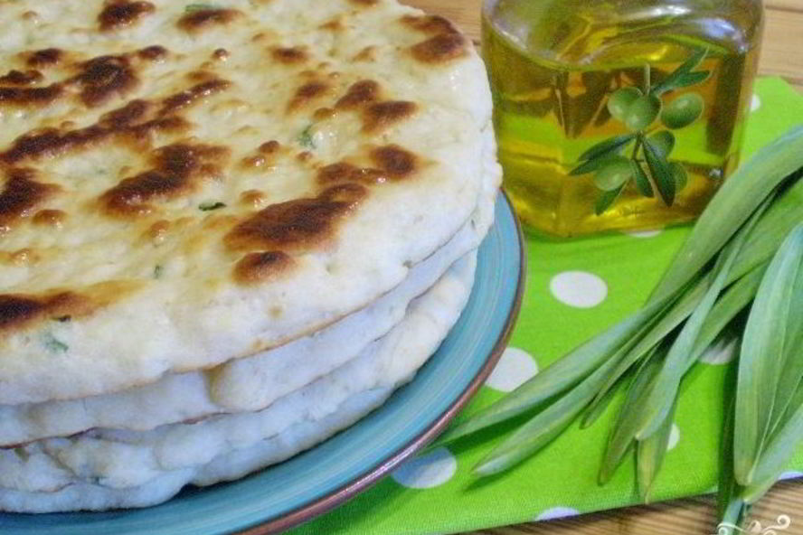 Рецепт лепешка с маслом