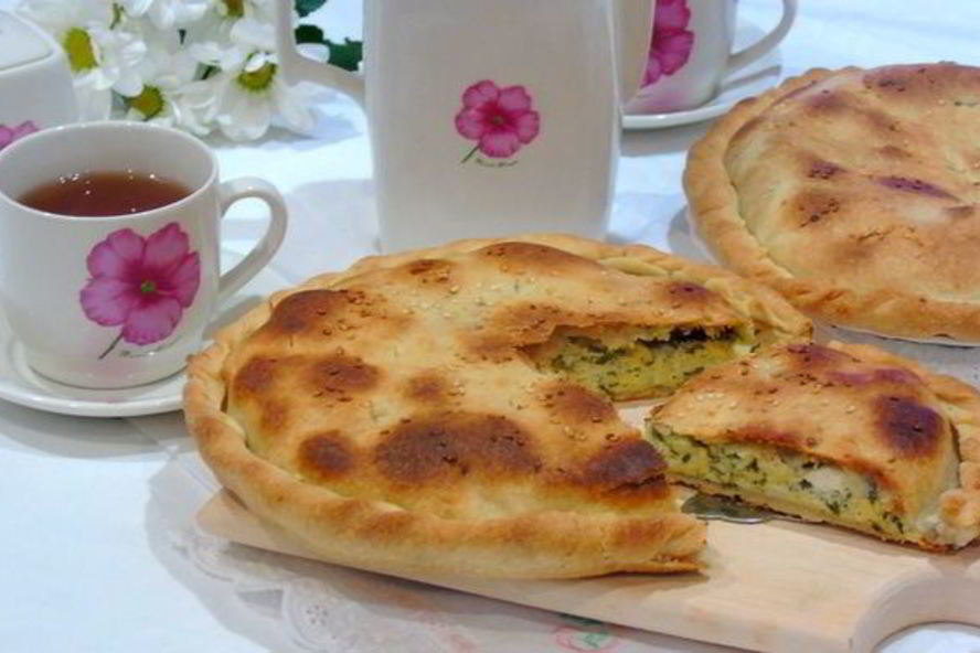 Рецепт лепешка с сыром и зеленью