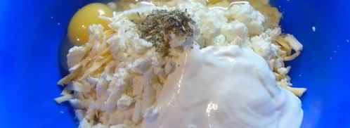 лепешка с сыром и зеленью. Шаг 5