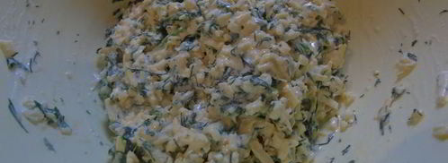 лепешка с сыром и зеленью. Шаг 6