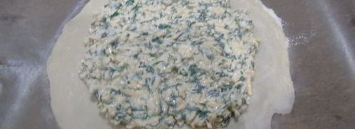 лепешка с сыром и зеленью. Шаг 8