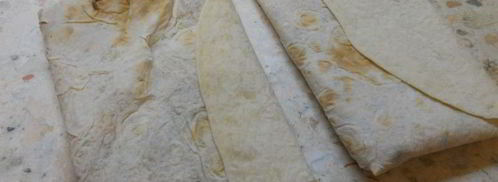 лепешки из лаваша с мясом и сыром. Шаг 5