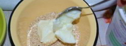 лепешки по дюкану из отрубей. Шаг 2