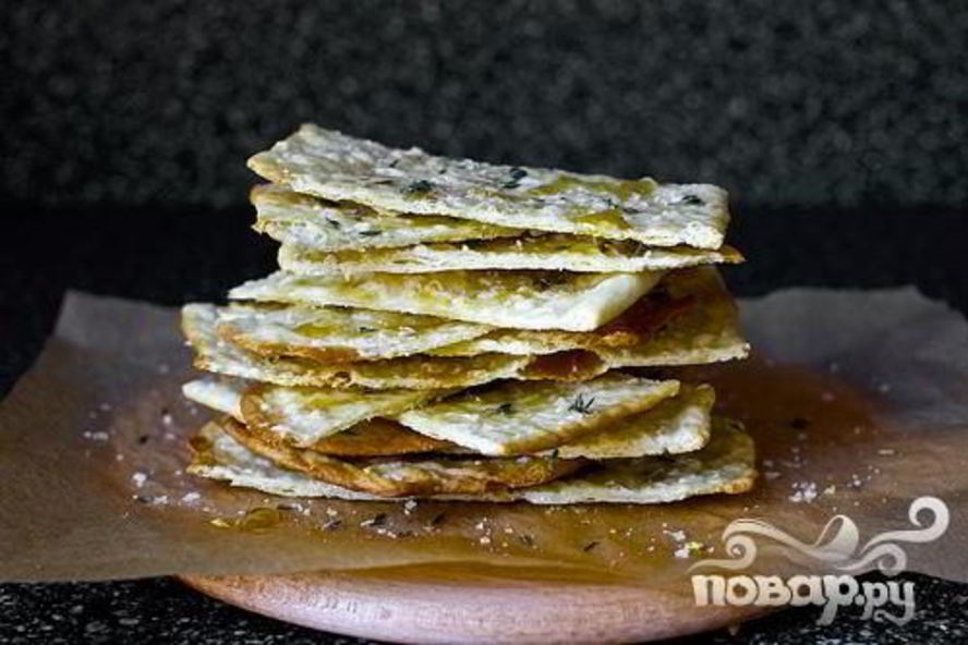 Рецепт лепешки с медом и тимьяном