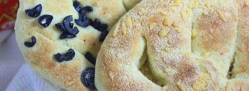 лепешки с сыром и маслинами. Шаг 7