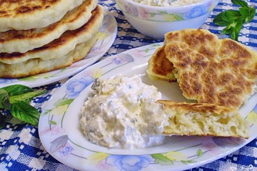 Рецепт лепешки с творогом диетические