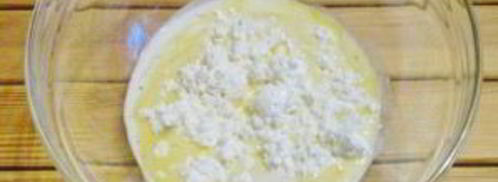 лепешки с творогом диетические. Шаг 3