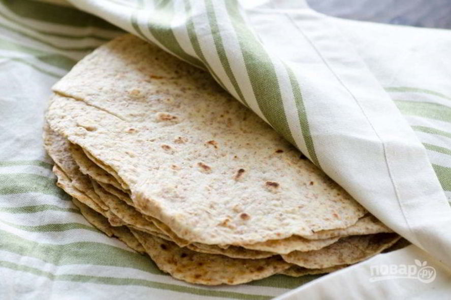 Рецепт мексиканская лепешка тортилья