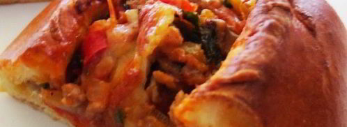 пиде — турецкая лепешка в форме лодочки с начинкой из фарша. Шаг 22