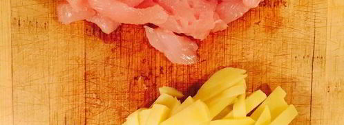 сочная пита с курицей и салатом. Шаг 3