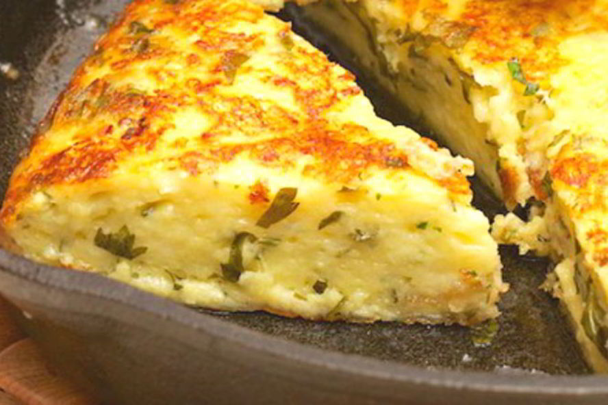 Рецепт сырная лепешка на сковороде