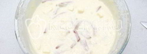 сырные лепешки с начинкой. Шаг 2