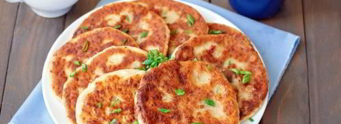 сырные лепешки с ветчиной. Шаг 15