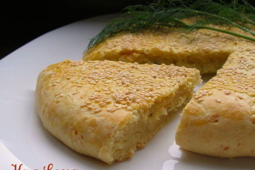 Рецепт творожно-сырная лепешка