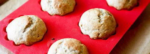 банановые маффины с клубникой. Шаг 10