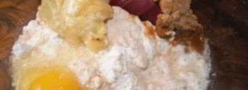 банановые маффины с орехами. Шаг 2