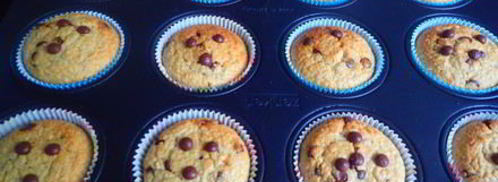 банановые маффины с овсянкой в блендере. Шаг 11