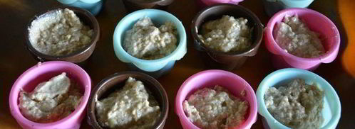 банановые маффины с овсяными хлопьями. Шаг 6