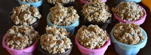 банановые маффины с овсяными хлопьями. Шаг 9