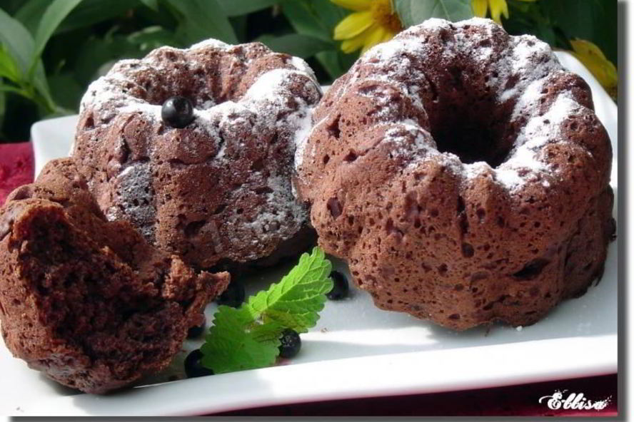 Рецепт черничные маффины с черникой