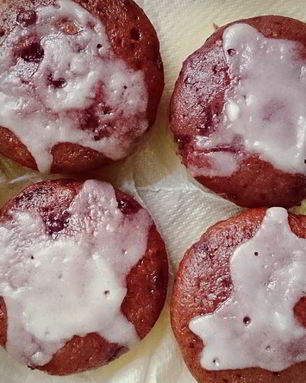 Черничные маффины с лимонной цедрой