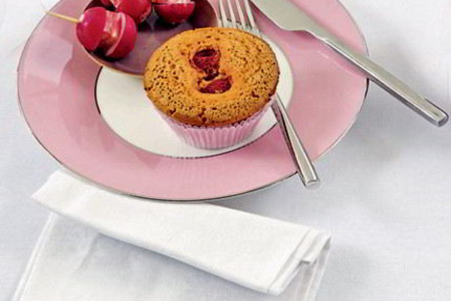 Рецепт клубничные маффины