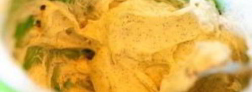 кукурузные мини-маффины с черникой и ванильным маслом. Шаг 7