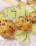 Куриные маффины с отрубями