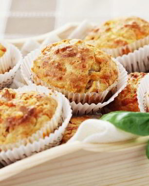 Куриные маффины с сыром и зеленью