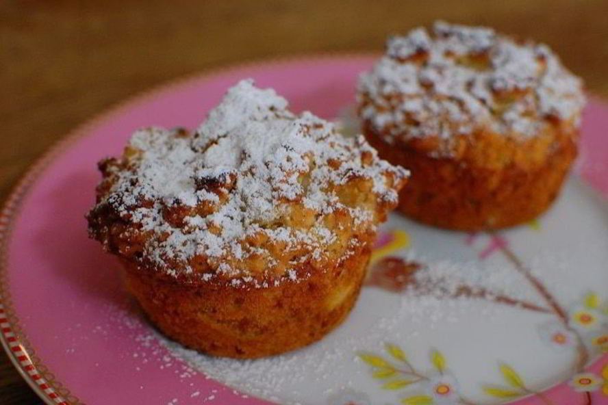 Рецепт маффины с бананом и курагой