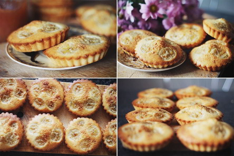 Рецепт маффины с бананом и сгущенкой