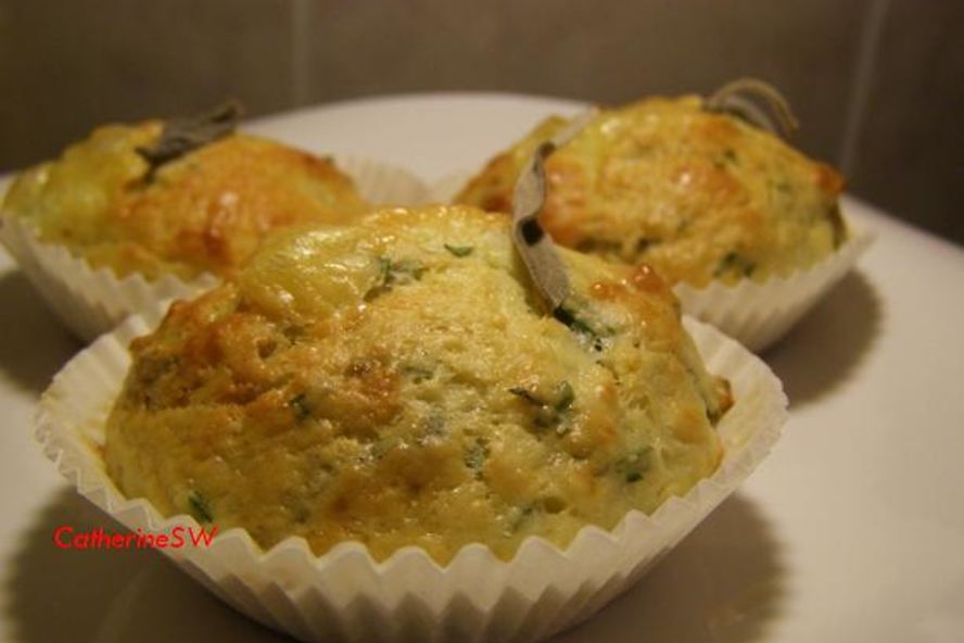 Рецепт маффины с грюйером и шалфеем