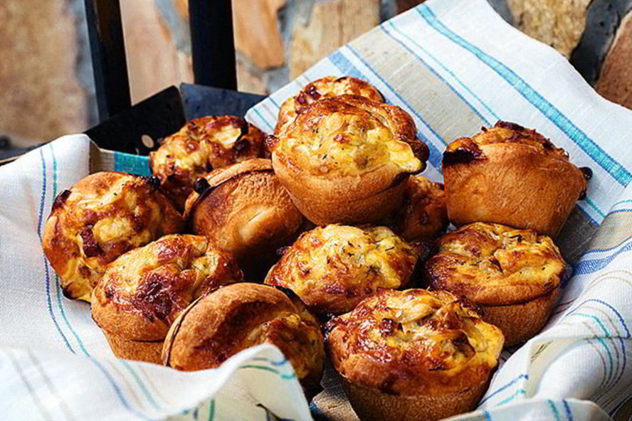 Рецепт маффины с луком