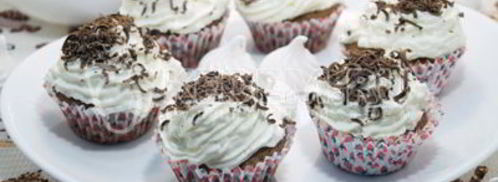 маффины с вишней и шоколадом. Шаг 15