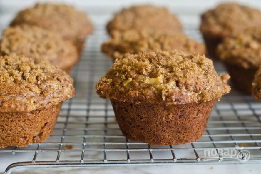 Рецепт маффины с яблоком