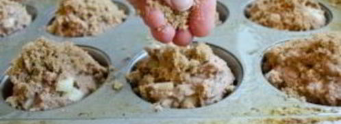 маффины с яблоком. Шаг 5