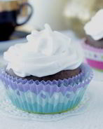 Маффины с зефирным кремом