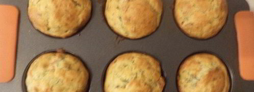 маффины со слабосоленой семгой. Шаг 5