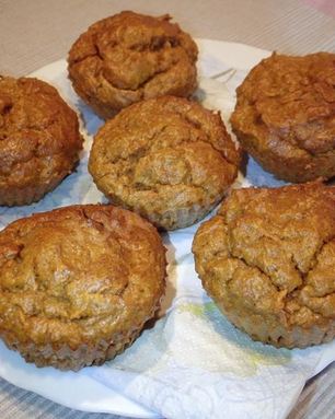 Морковные маффины из муки амаранта