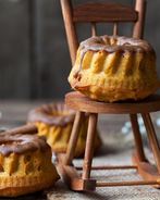 Морковные маффины с миндальной мукой и карамелью