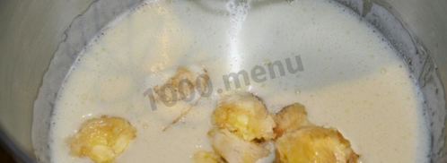 шоколадно-банановые маффины мишка барни. Шаг 5